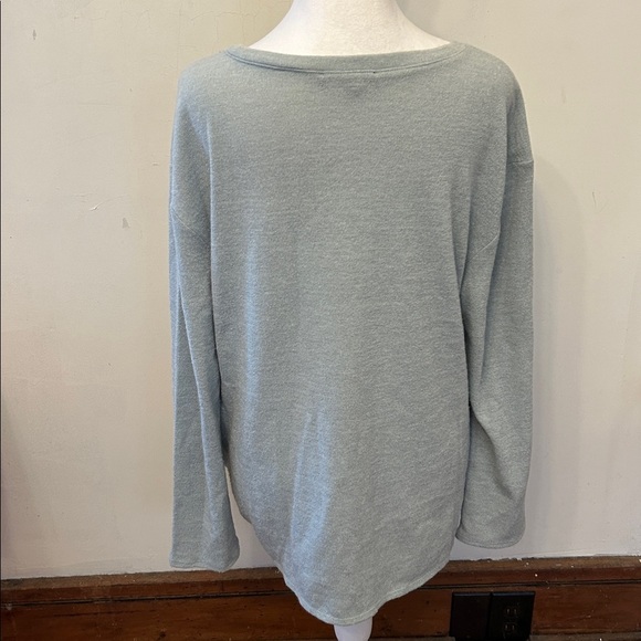 INC International Concepts pale green tie waist sweater Size XL EUC - Picture 5 of 8